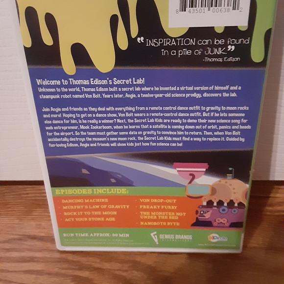 Thomas Edison Secret Lab fun DVD promotes learning about science - Picture 4 of 5